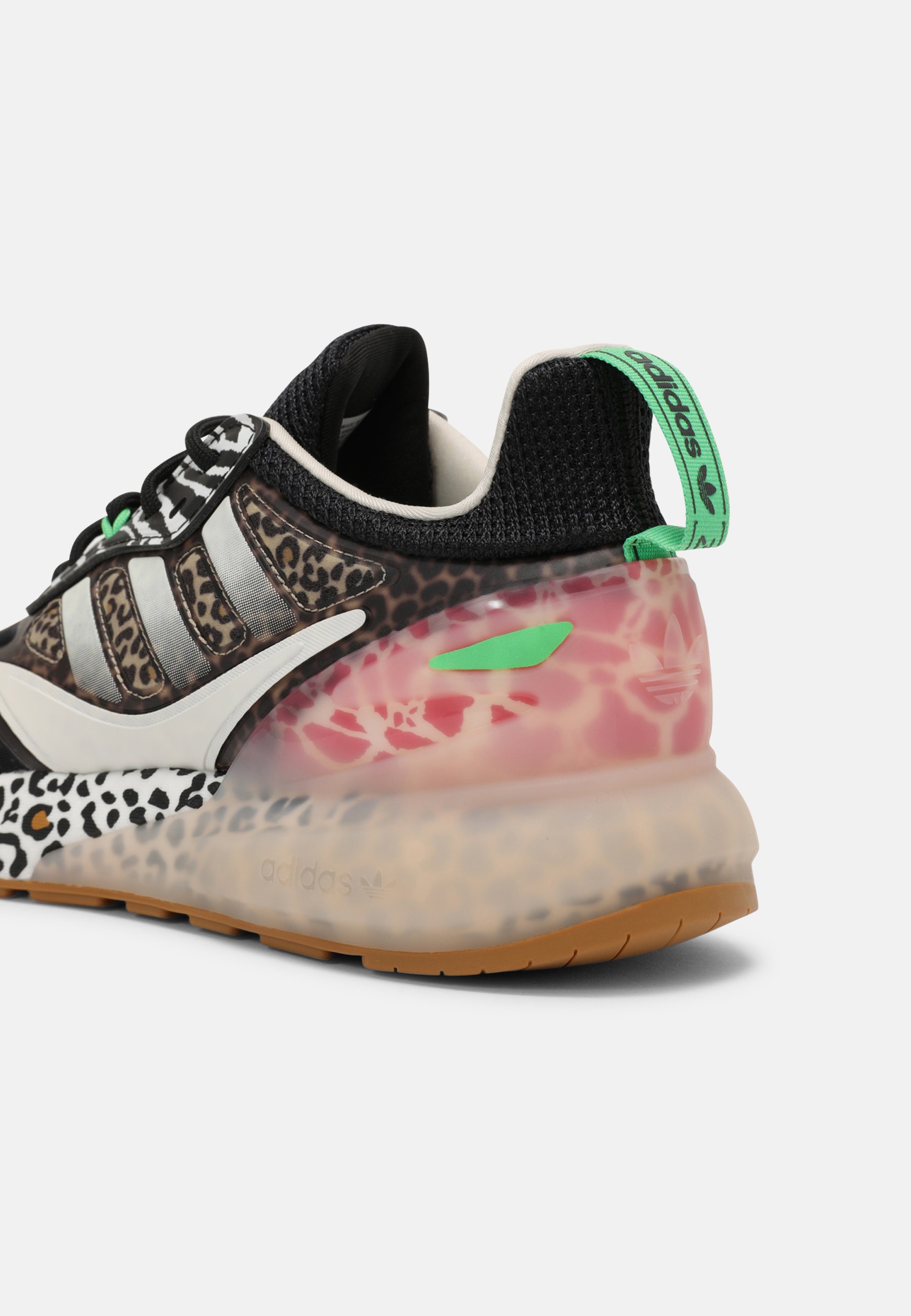 adidas Originals ZX 2K BOOST 2.0 UNISEX - Trainers - core  black/mesa/white/black - Zalando.co.uk