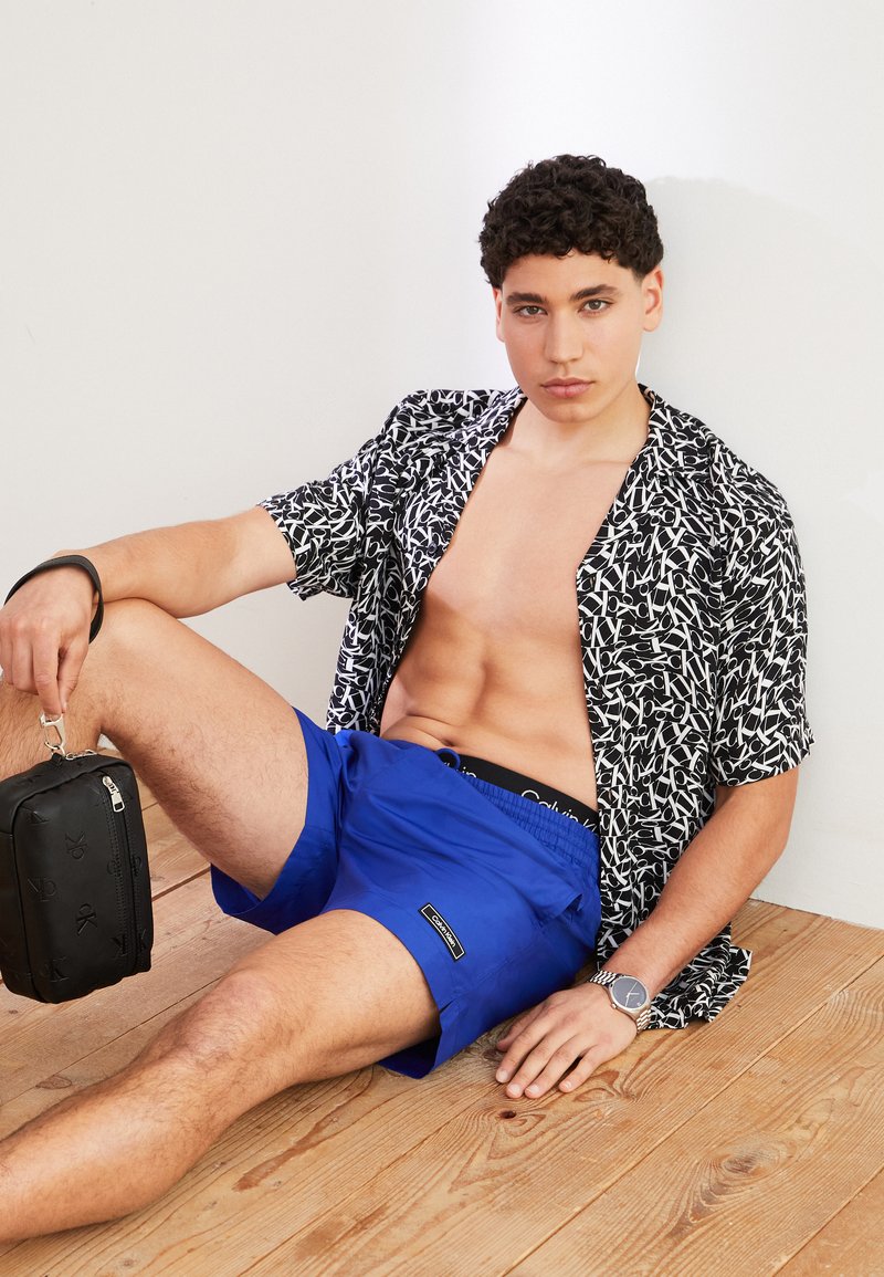 Calvin Klein Swimwear MEDIUM DOUBLE - Zwemshorts - mid azure blue