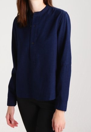 Blouse - rinsed denim