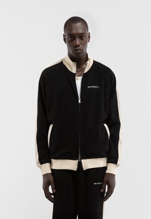RETERNITY, STUDIO KNIT TRACK JACKET UNISEX - Cardigan - black