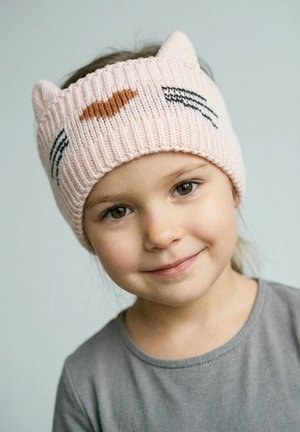 Sterntaler, STIRNBAND MIT KATZENMOTIV UND OHREN - Ear warmers - zartrosa