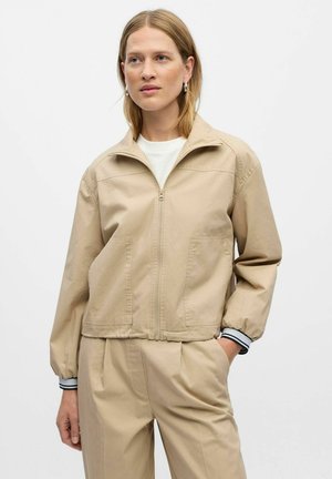 STEHKRAGEN - Leichte Jacke - humus
