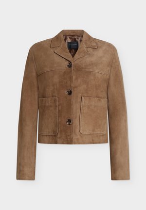Tara Jarmon, VARSO VESTE - Lederjacke - miel