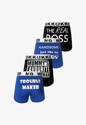 Mr Ukko, 4-PACK FUNNY KIDS - Kurze Boxershorts - funny kids blue black
