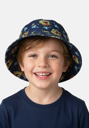SpongeBob, SPONGEBOB SCHWAMMKOPF FISCHERHUT PINEAPPLE BUCKET HAT SONNENHUT ANGLERHUT - Hat - blau