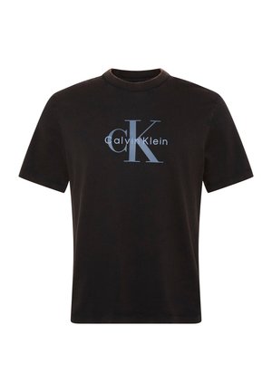 Calvin Klein Jeans, SS 20S ACID WASH MONOLOGO GRAPHI - T-shirt imprimé - black