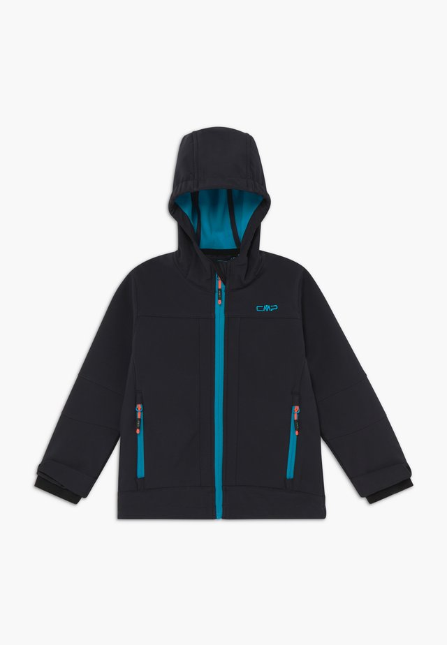 KID FIX HOOD UNISEX - Softshell jakker - antracite-rif
