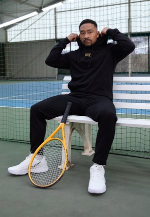 EA7 Emporio Armani TRAIN CORE ID TRACK SUIT HOODIE - Chándal - black