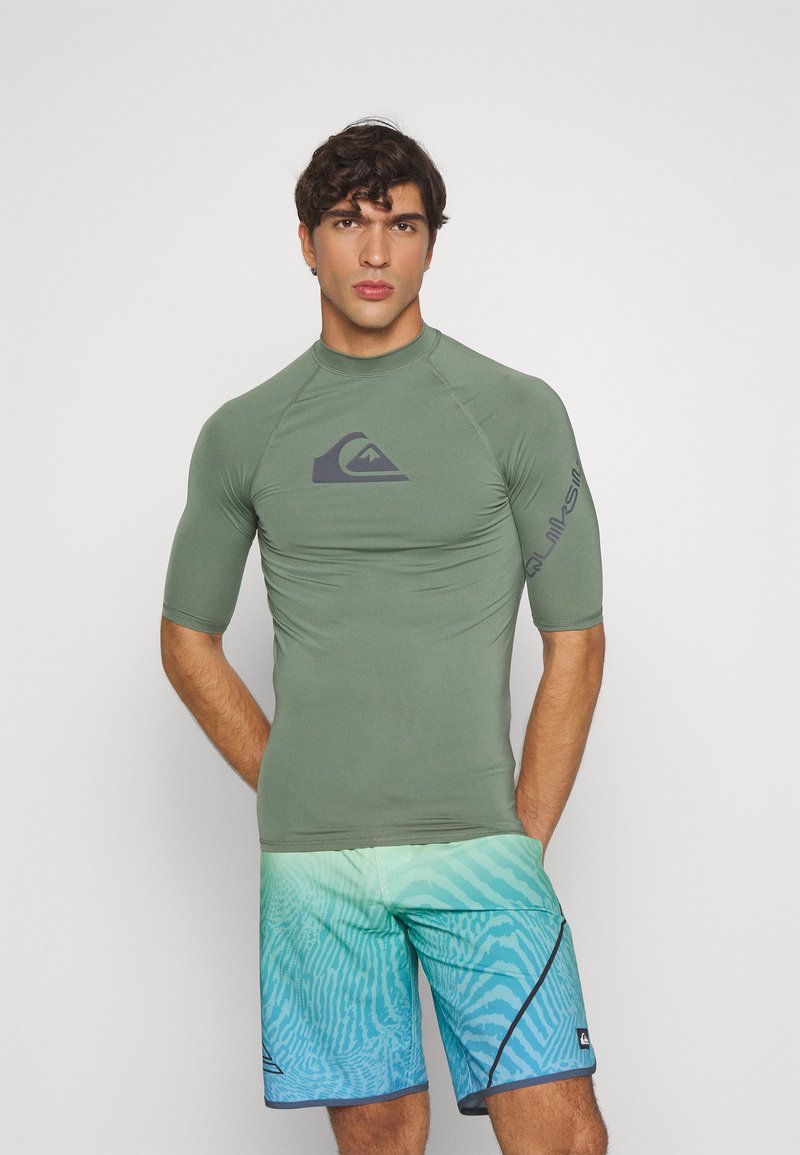 Quiksilver ALL TIME Rash vest laurel wreath/khaki Zalando.co.uk