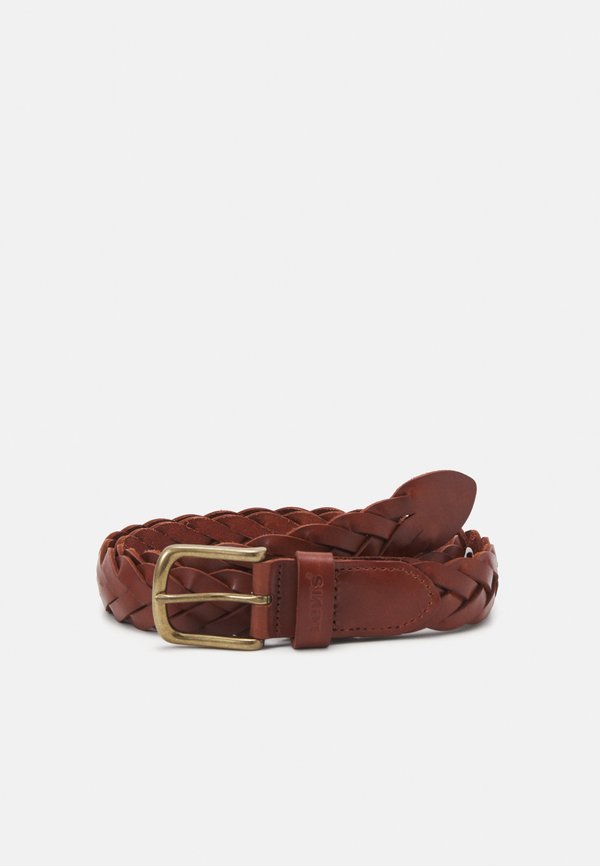 BRAID BELT UNISEX - Belt - cognac