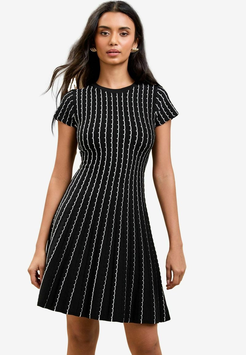 Lipsy - MINI SHORT SLEEVE SUMMER - Sarafanas - monochrome, Padidinti