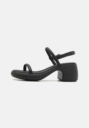 THELMA - Sandalen met plateauzool - black