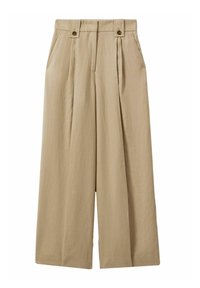 Reiss LEILA FRONT PLEAT - Hlače - light khaki