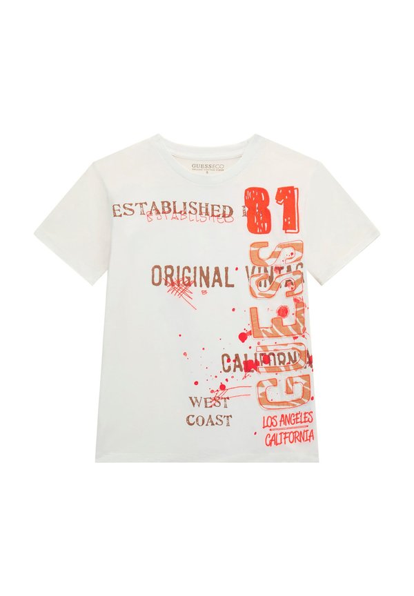 LOGOSTICKEREI - T-Shirt print - weiß