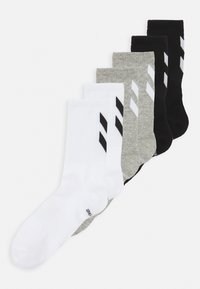 Unselected, white/black/grey melange