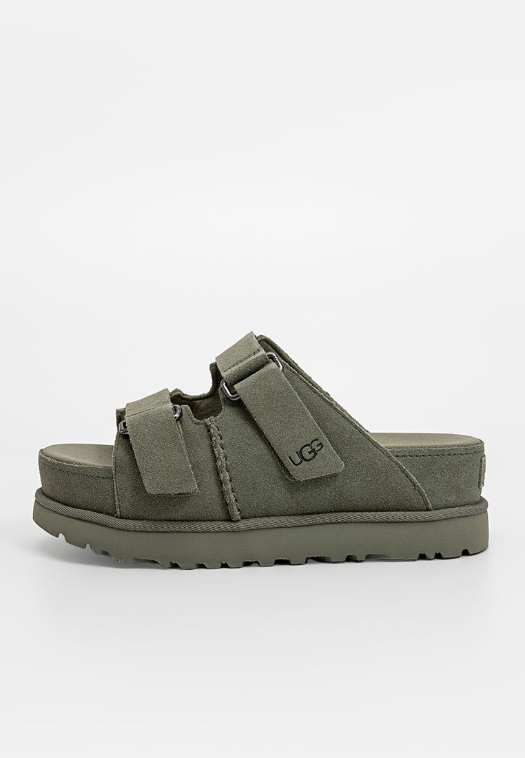 Ugg Muiltjes met hak groen