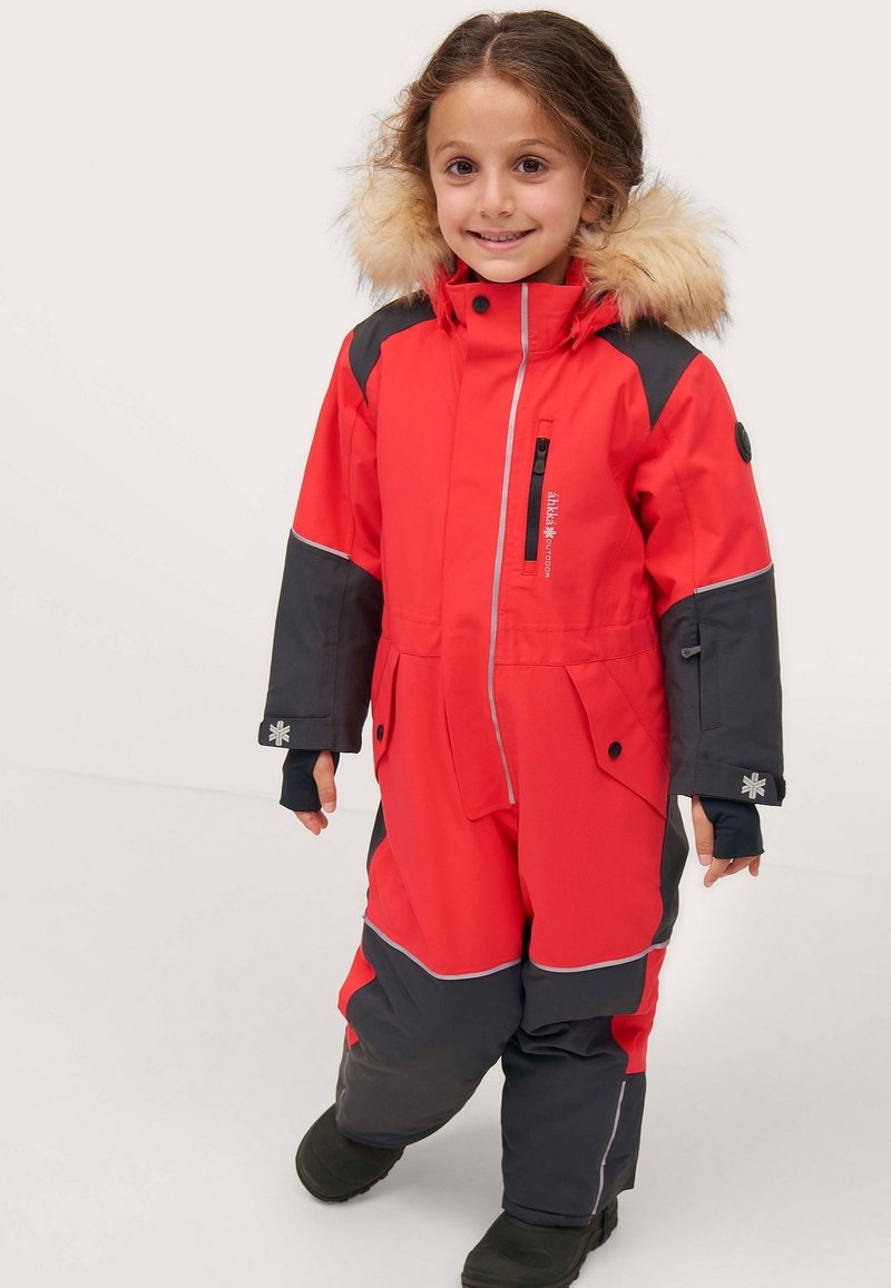 Áhkká OVERALL SOLID WASSERDICHT UND WATTIERT - Skipak - rot