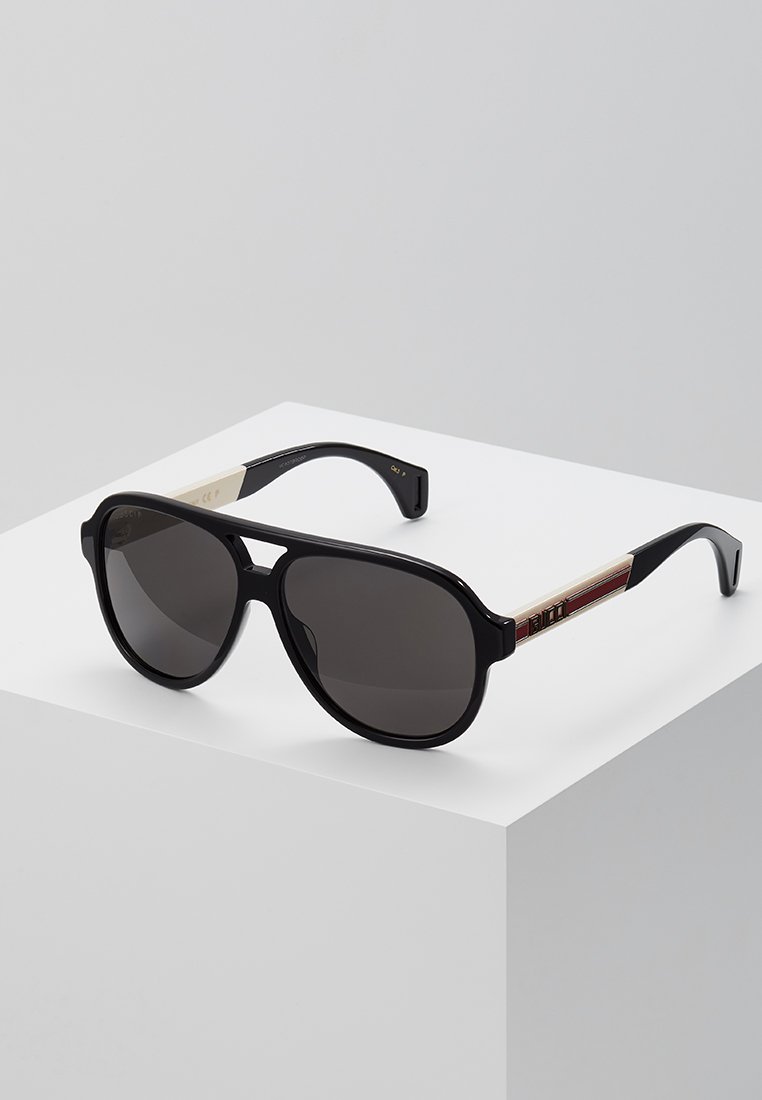 gucci black and white sunglasses
