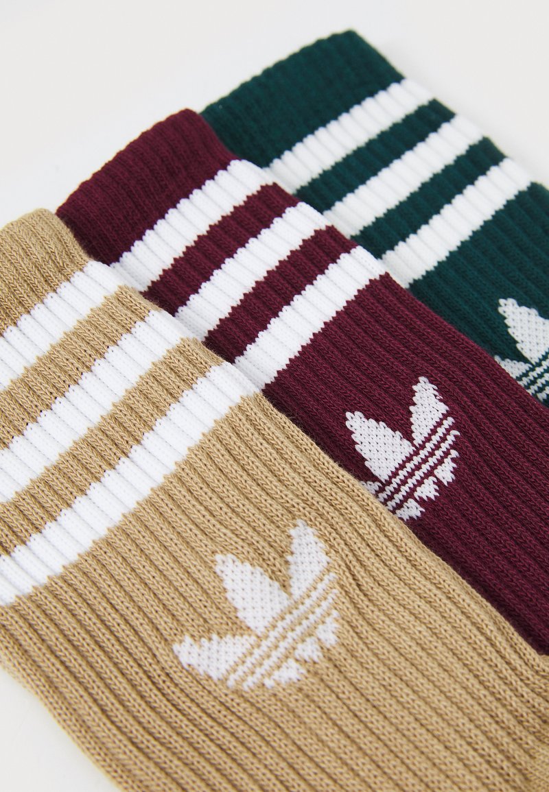 adidas Originals CREW PACK Socks maroon/aurora ivy/cardboard