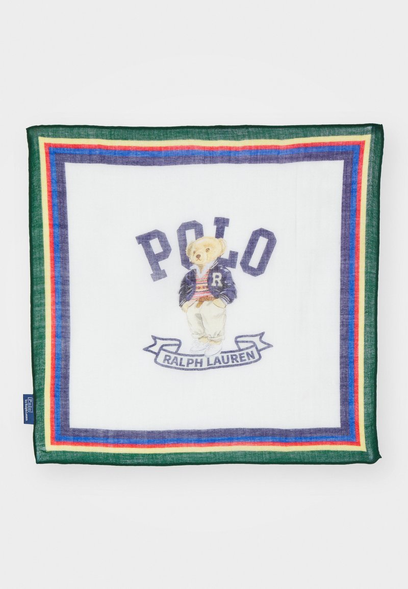 Polo Ralph Lauren BEARDAN SCARF SQUARE - Fuliaras - cream multi