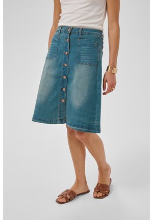 Cream CRLONE SKIRT - Fustă în formă de A - light blue denim