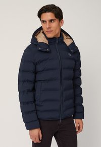 Harmont & Blaine CON CAPPUCCIO - Veste d'hiver - blu scuro/bleu marine - ZALANDO.FR
