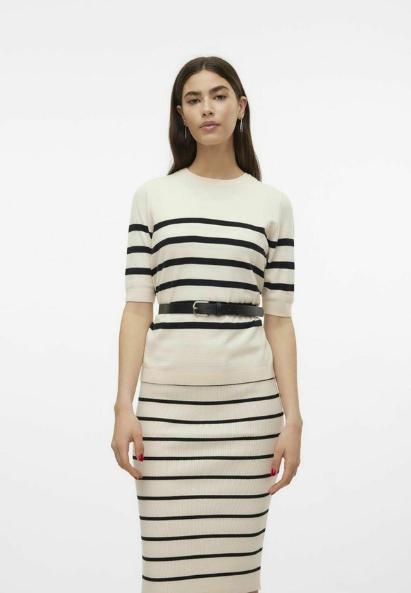 VMSABA O NECK NOOS - Print T-shirt - birch