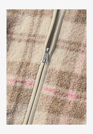 Street One, TEDDY-JACKE MIT RUNDHALS UND PRINT - Veste polaire - soft fawn beige