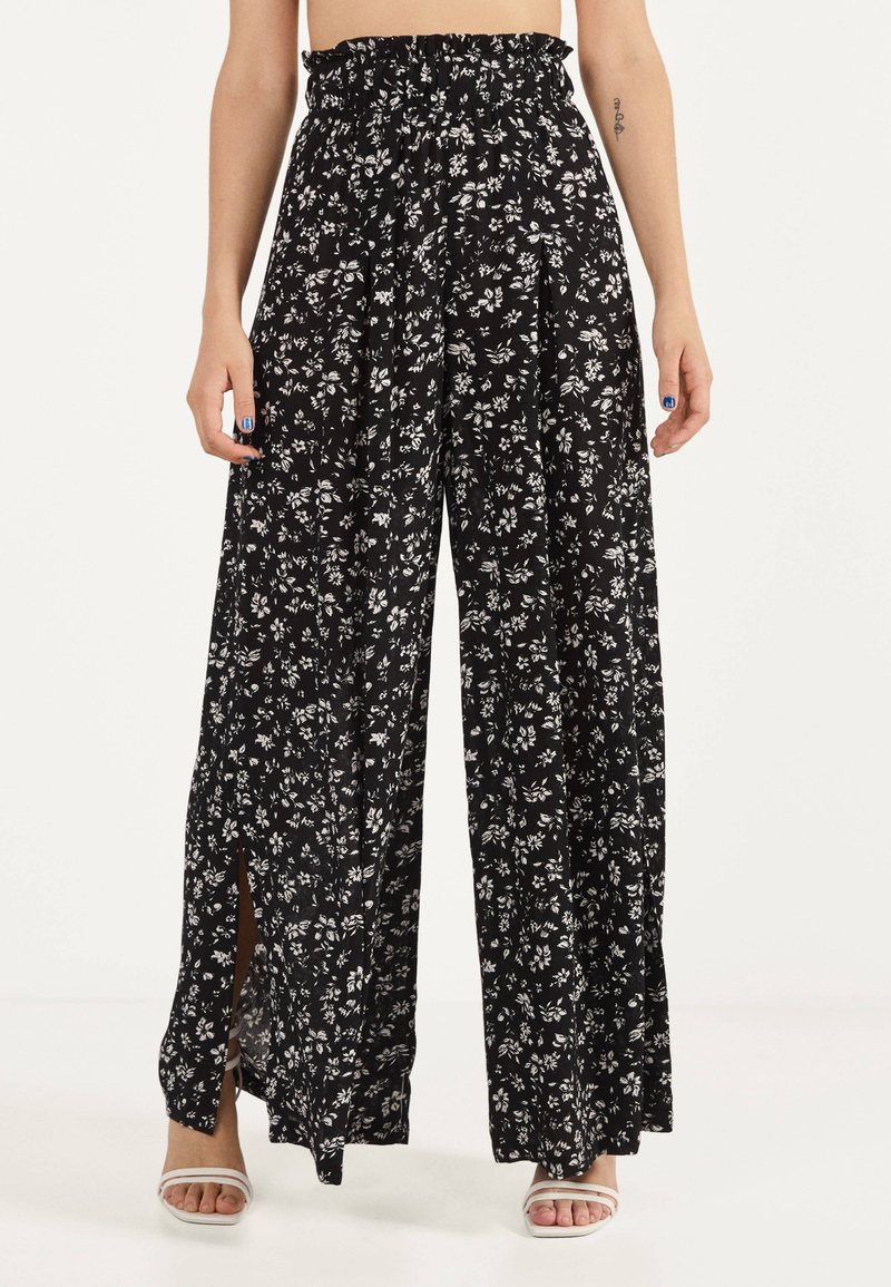 Bershka Pantalon classique - black