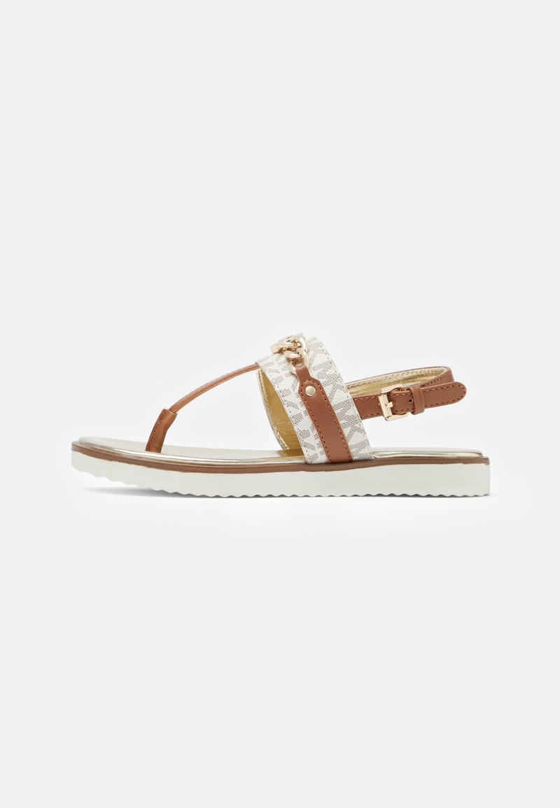 Michael Kors Kids ROXANNE Sandals vanilla/luggage/goldcoloured