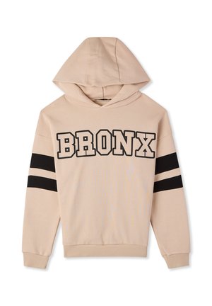 STAMPA - Felpa con cappuccio - avorio