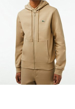 Lacoste, Sweat zippé - mottled beige
