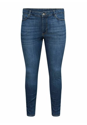 Vero Moda Curve, SKINNY FIT JEANS VMCSOFINA MID RISE SKINNY FIT JEANS - Jeans Skinny - medium blue denim