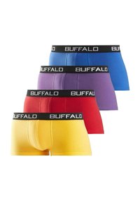 Unselected, gelb rot lila blau