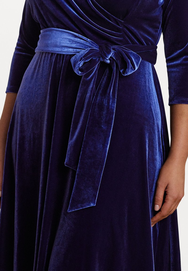 pastel blue satin dress Aspen Midi Dress - Dusty Blue Satin Slip Dress