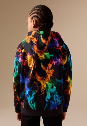 Next, REGULAR FIT - GRAPHIC ZIP THROUGH HOODIE . - Sweatjacke - black/ multi