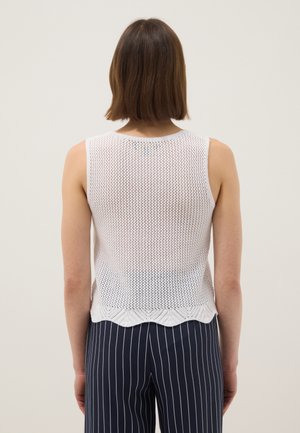 OVS, REGULAR FIT VEST - Chaleco - optical white
