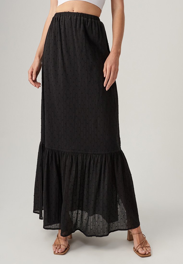 Lang Bouclé Maxi rok dames kopen? Kijk snel