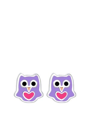 OWL HEART - Oorbellen - silver-coloured