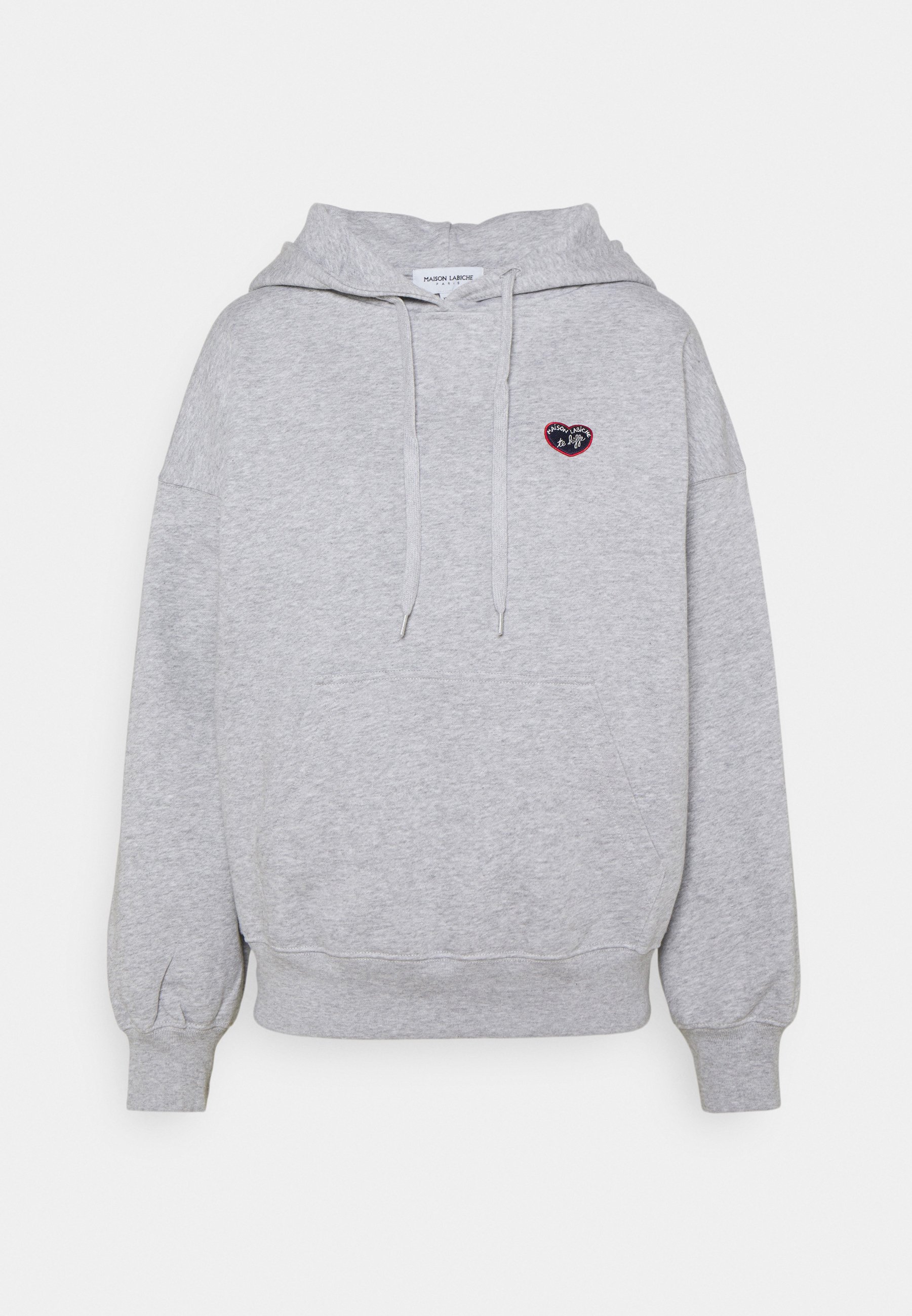 Maison Labiche Hoodie Patch Sweatshirt Light Heather Grey Grau Zalando De