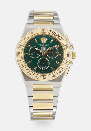 GRECA EXTREME CHRONO - Rannekello ajanottotoiminnolla - two-tone/green