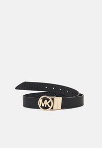 MICHAEL Michael Kors - REVERSIBLE BELT - Riem - black/gold-coloured Miniatuurafbeelding 1