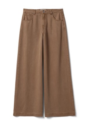 Stefanel, WIDE LEG JEANS. - Pernera ancha - beige brown