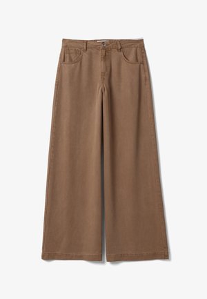 Stefanel, WIDE LEG JEANS. - Wide leg - beige brown