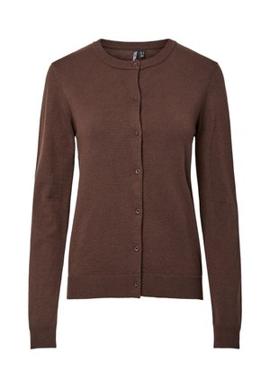 Pieces, Knitted PCNORA - Cardigan - hot fudge