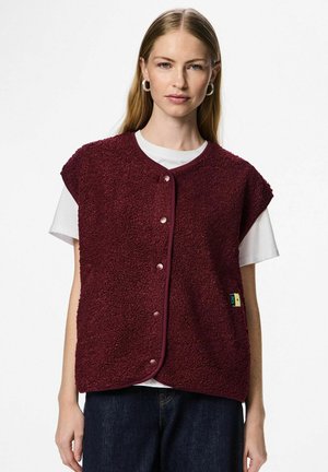 Pieces PCKATTY - Vest - tawny port