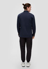 QS Overhemd - tiefblau