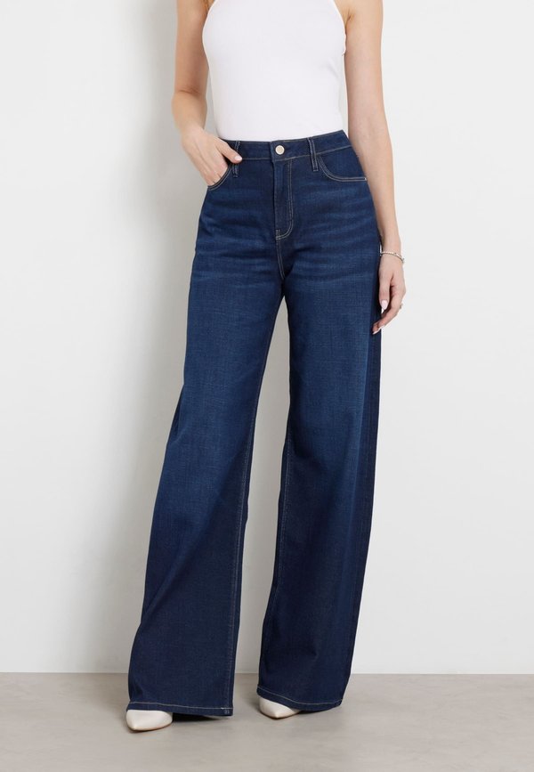 Wide Leg - blau