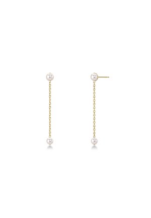 PEARLY - Earrings - gold-coloured