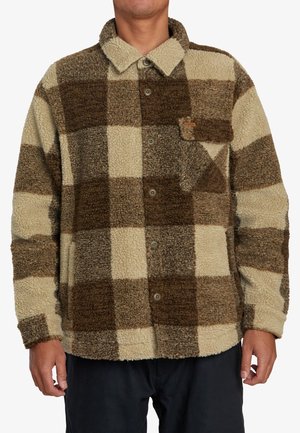 Fleecejacke - mottled green